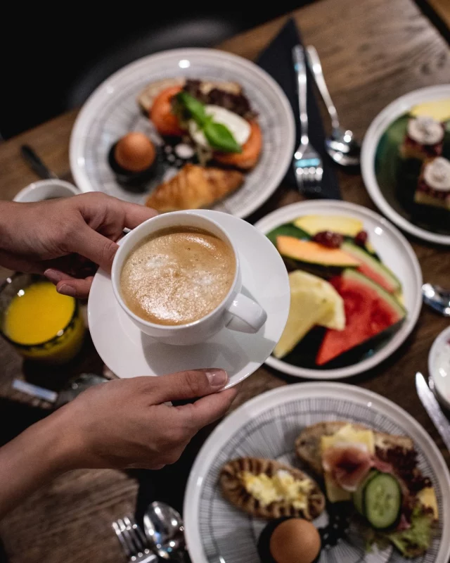 This could be the breakfast you’re having! ☕️

We’re here to fuel your mornings. We pride ourselves on serving fresh, local, and organic ingredients for a healthy start to your day. Our coffee is brewed from freshly ground beans, filling the air with a rich aroma, while the warm scent of baked croissants sweeps through the restaurant.

We offer our breakfast with a special rate until the end of February, just €20 per person! Kids aged 0-3 eat free, while those aged 4-11 enjoy 50% off the adult price. 

Our breakfast room is cozy, and while we don’t take reservations, feel free to give us a call if you’re planning to visit with a larger group. 

Breakfast is served Mon-Fri from 7 AM to 10 AM.

#goodmorning #breakfastgoals #localflavors #organicbreakfast #weekdaytreat #hotelbreakfast #helsinkihotel #aamiainen #greatcoffee #hotelliaamiainen #johannyström #nordichotelsandresorts #reasontotravel