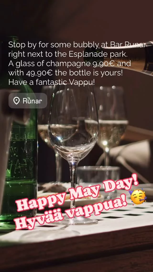 It’s time to celebrate spring! Vappu is one of our biggest celebrations in Finland and it’s never cancelled no matter the weather. 🤩🎈Whole team at Hotel wishes you a wonderful eve and 1st of May!#hotelf6 #runarhelsinki #barrunar #boutiquehotel #runar #vappu #cocktailbaari #cocktails #nordichotelsandresorts #boutiquehotel #reasontotravel #myhelsinki #visitfinland